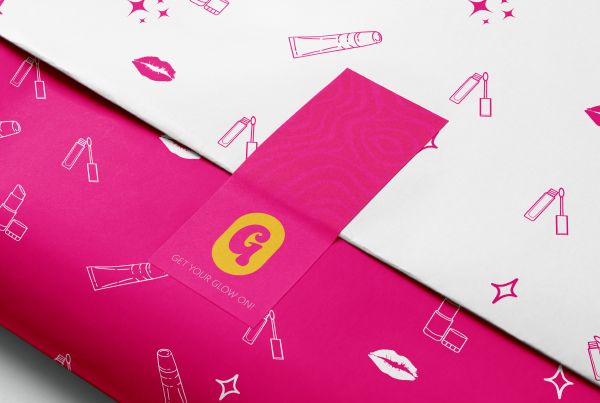 Glitz Pop brand identity design