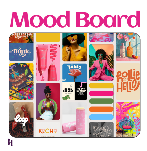 Glitz Pop brand identity design Glitz Pop brand identity design