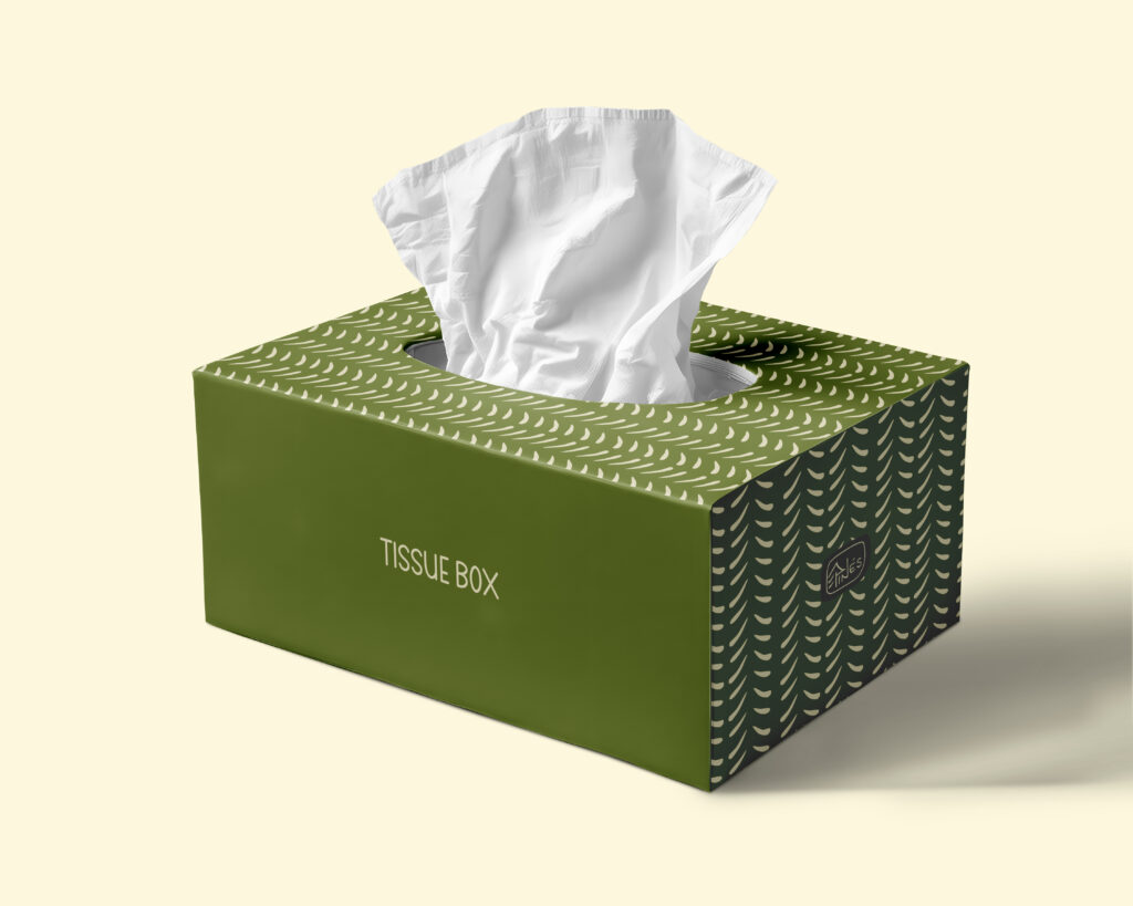 Free Facial Tissue Box Mockup